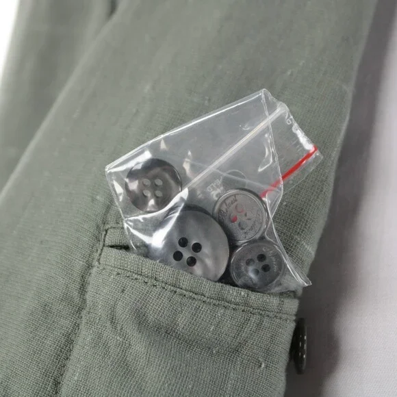 Belvest NWT Cotton / Linen / Silk Blend Sport Coat Size 50R (40R US) In Green